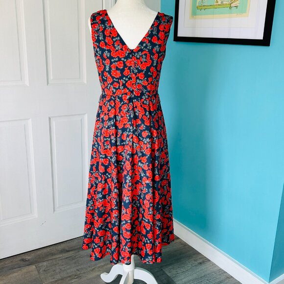 NEW with TAGS Eva Franco Zinta Dress in Red Poppy (size 2) - Picture 9 of 15